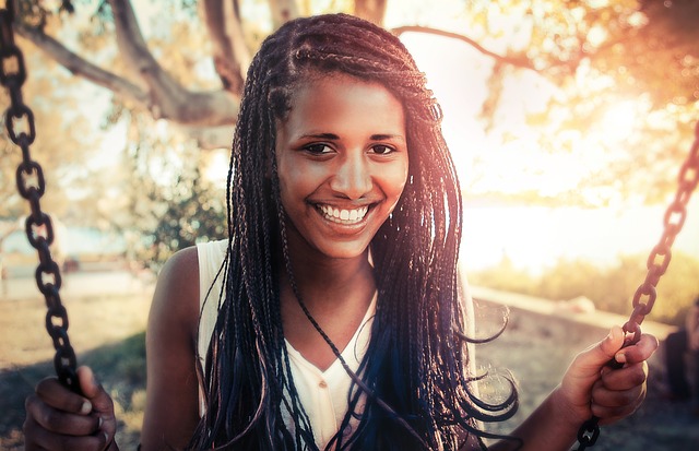 hairstyle woman photo